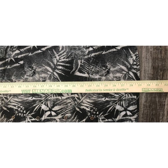 Outback Rider Mens Medium Black & White Hawaiian Button Up Shirt New - Picture 6 of 6